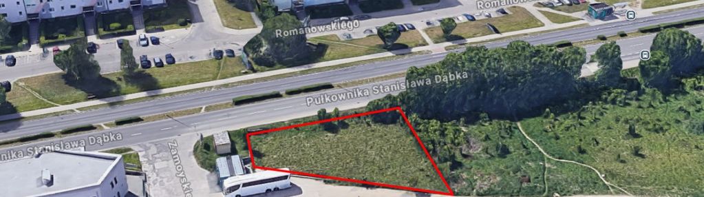 Działka usługowa w świetnej lokalizacji przy dąbka