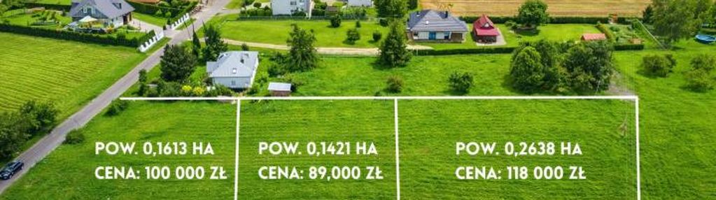 Atrakcyjna działki budowlane w żarnowcu!!