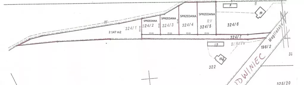 Działka na sprzedaż 2147m2