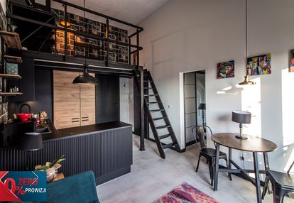 Nowoczesny loft, 2 pokoje i antresola