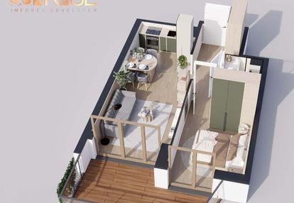 Sunrise park | mieszkanie nr 3.5 | 2 pokoje 39,43 m2 + balkon |