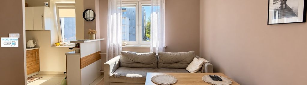 2 pokoje po remoncie na 1 piętrze w centrum