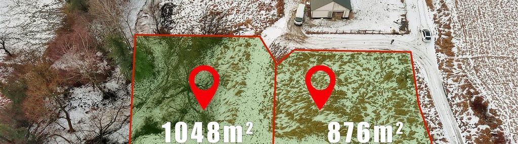 Duża działka budowlana w spokojnej okolicy