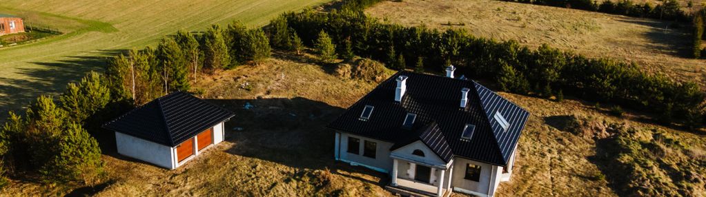 Dom 190 m² w stanie surowym – duża działka 5000 m²