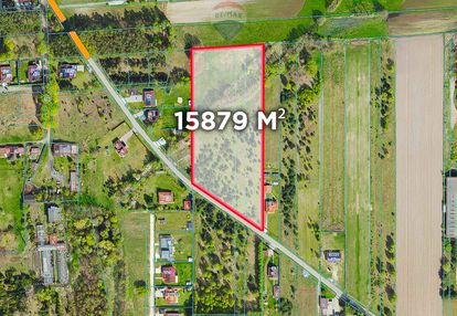 Duża działka 1,5 ha pod dom lub stadninę jadwinin