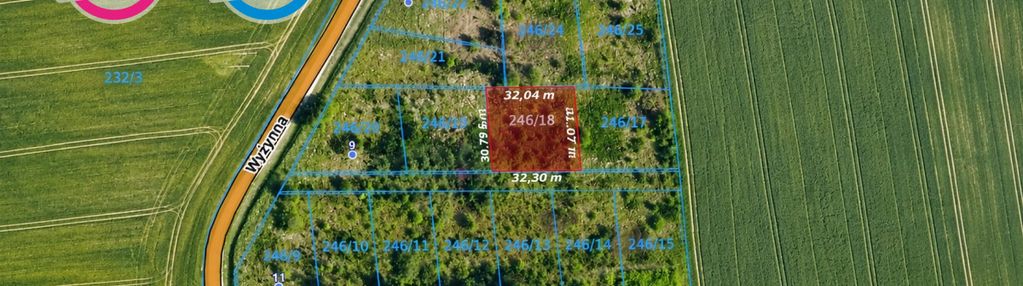 Działki mieszkaniowe 19 km od gdańska w bielkówku