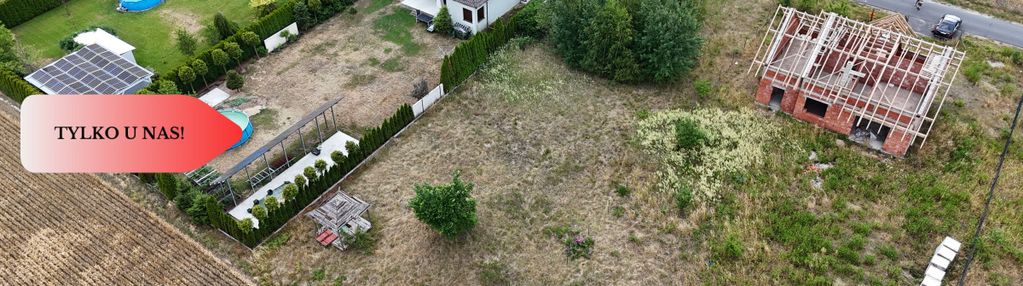 Działka budowlana z projektem kotla