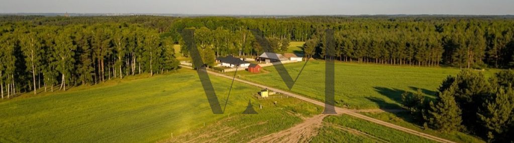 Siedlisko/gospodarstwo/ranczo pod lasem z domem