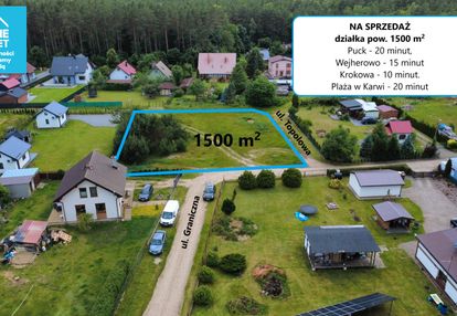 Działka budowlana 1500 m² z wz • media • domatówko