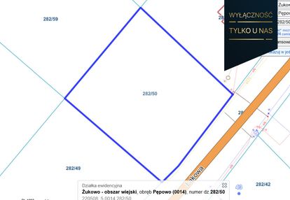 Działka niedaleko lasu w pępowie k. gdańska