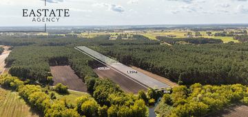 Działka leśno rolna o powierzchni 1.35ha
