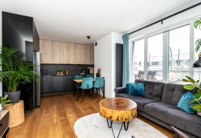 Apartament "modern retro"z dużym tarasemm podolany