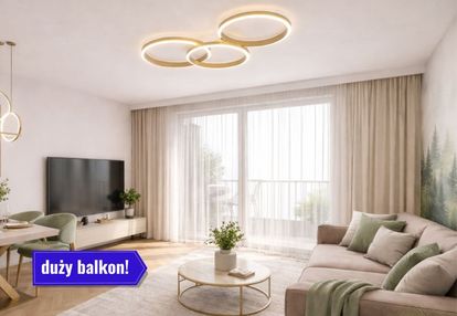 Kompaktowe 3 pok | duży balkon | manufaktura