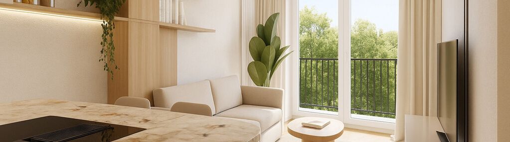 Nowoczesne 2 pokoje z balkonem | radzikowskiego