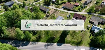 Działka budowlana 13a z mobilnym domkiem