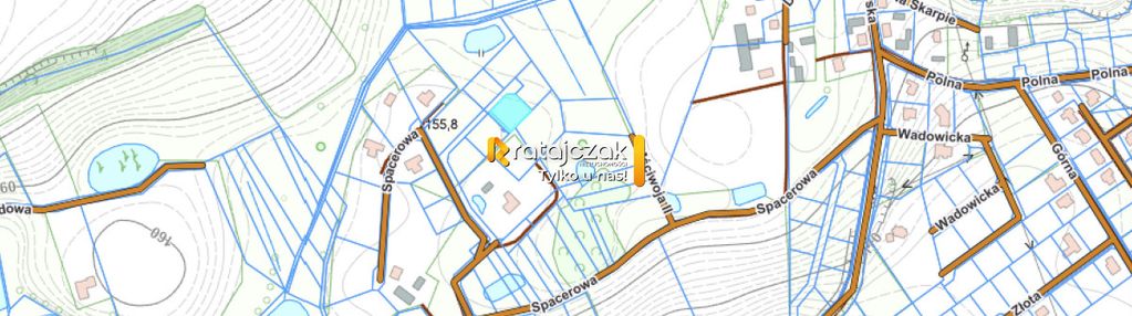 Urokliwa działka budowlana 1001 m² w warznie