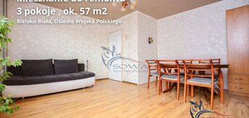 3-pokojowe mieszkanie z balkonem