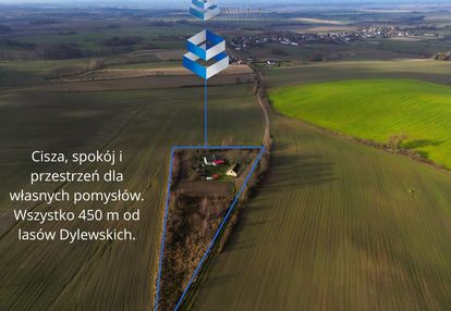 Dom na dużej działce 5200 m2, w otoczeniu ciszy.