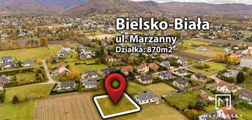 870 m2 - mpzp - zabudowa bliźniacza, szeregowa