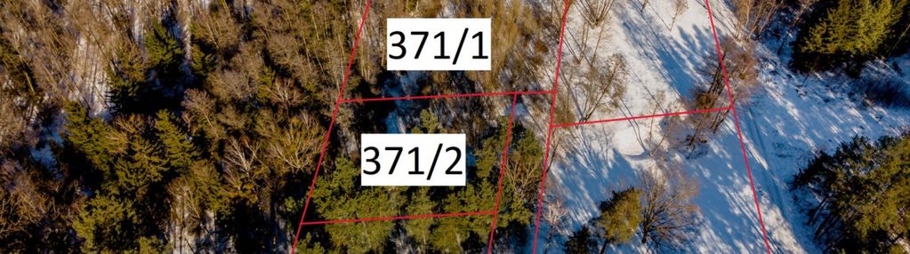 Działka 1521 m² w otoczeniu lasu – hermanówka