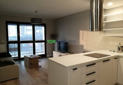 Salon z aneksem i sypialnia, metro