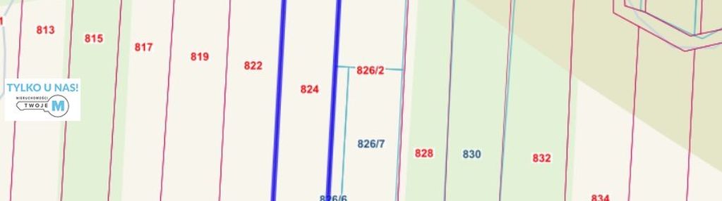 Działka budowlana, piękny krajobraz masłów