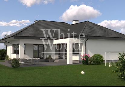 Nowoczesny dom parterowy 143 m² na dużej działce