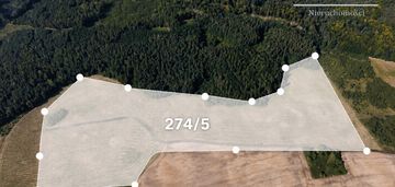 Działka rolna 2,85 ha na sprzedaż – kamierowo 425t