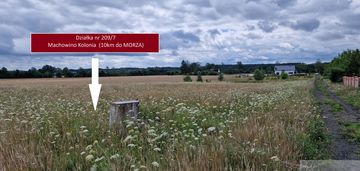 Działka z warunkami zabud/ 10km od morza machowino