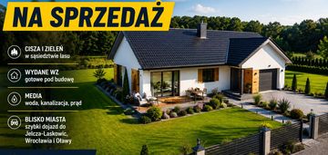 Działki budowlane|jelcz laskowice|media|droga