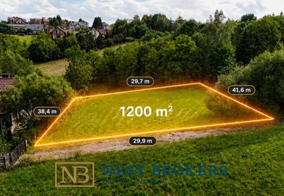 Atrakcyjna działka budowlana 1187 m2