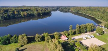 Działka z linią brzegową jeziora szeląg - kanał