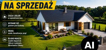 Działki budowlane|jelcz laskowice|media|droga