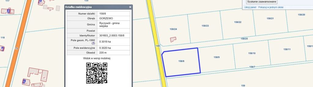 Duża działka gorzewo