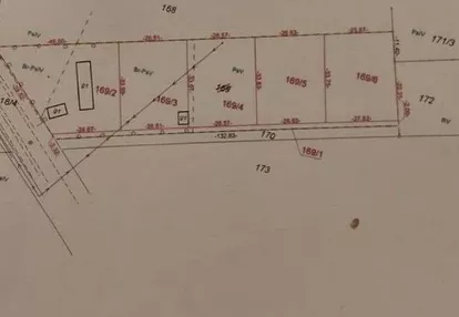 5 działek budowKRÓLE DUŻE Ostrów Mazowiecka 9-12ar