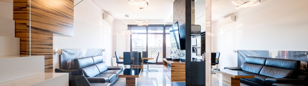 Luksusowy apartament dwupoziomowy w centrum miasta