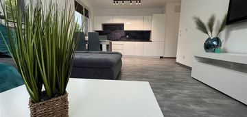 Nowe umeblowane 3 pokojowe + garaż + ogródek