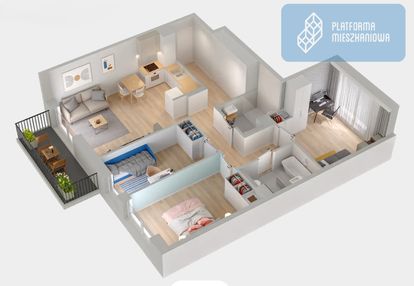 ⭐4-pokoje | balkon | parking 30tys | wkd⭐
