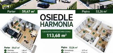 Nowe domy w zabudowie szeregowej północ