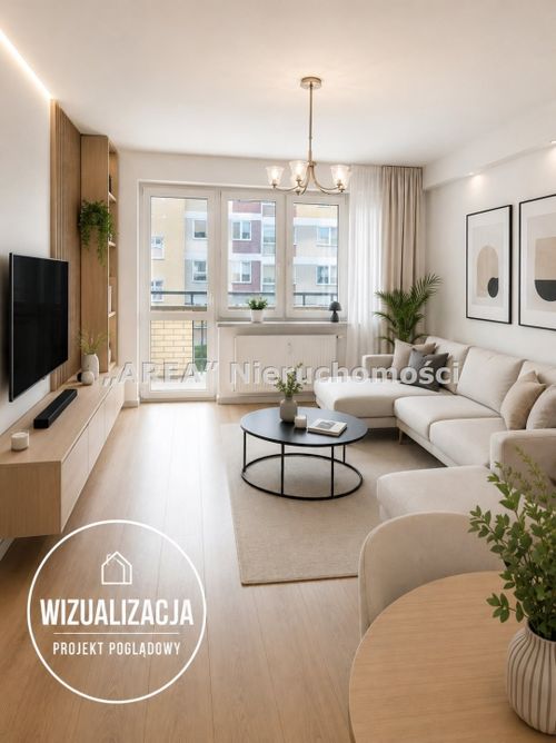 Słoneczne dwupokojowe mieszkanie w wasilkowie