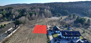 Działka, pow. 1000 m2, kielce-zalesie