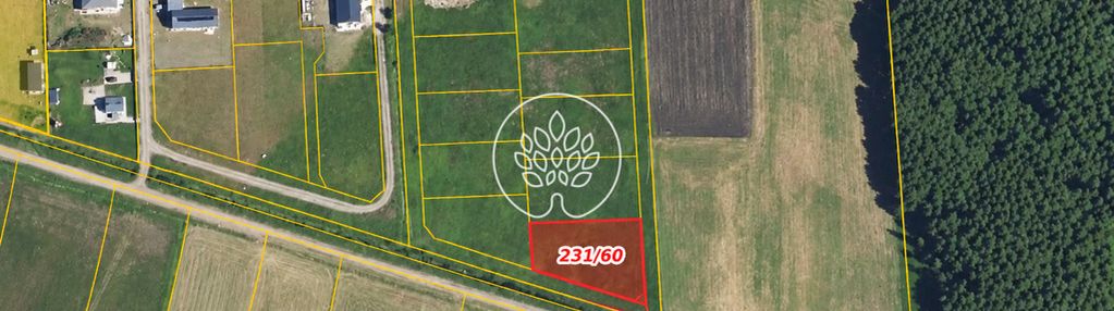 Działka budowlana 1224 m² – kruszyn krajeński