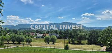 Działka widokowa na beskid mały
