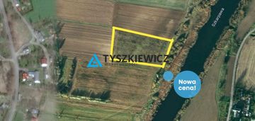 Malownicza położona działka rolna - żuławy!