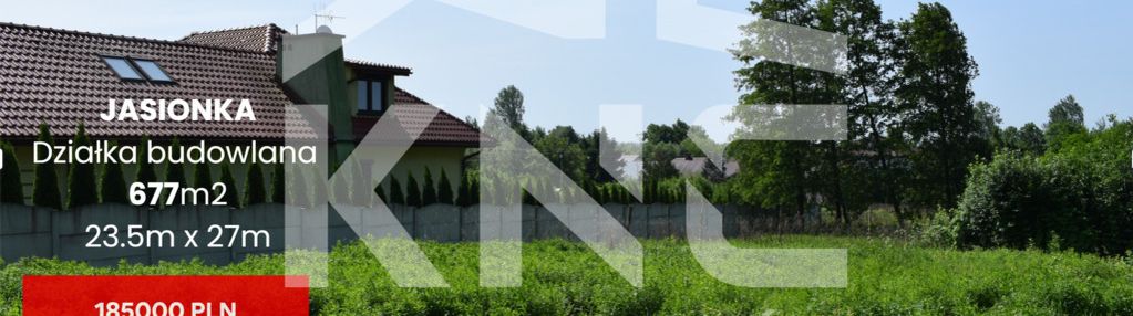 Działka budowlana 6.8a - jasionka