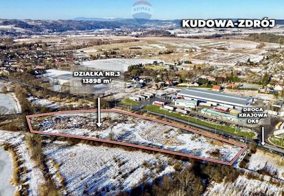 Inwestycyjna działka przy granicy pl–cz