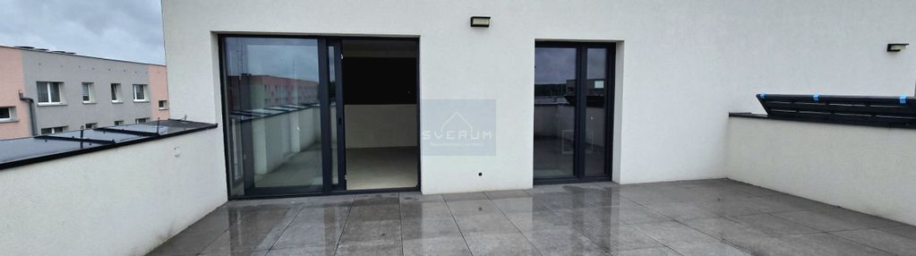 Dwupoziomowy apartament z tarasem na dachu