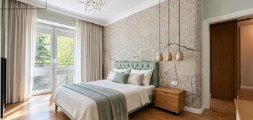 Powiśle | designerski apartament w kamienicy | 2 balkony i garaż