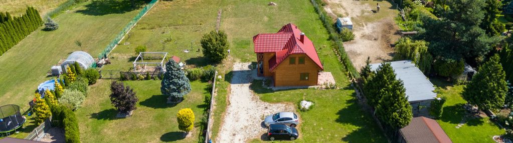 Nowy dom szkieletowy z dużą działką w twardogórze