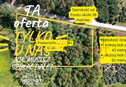 Działka 6100 m² zboiska – mpzp, media, blisko s8